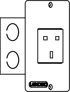 9412500 Single Electrical Receptacle Kit