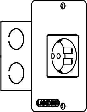 9412700 Single Electrical Receptacle Kit