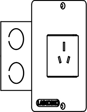 9413100 Single Electrical Receptacle Kit